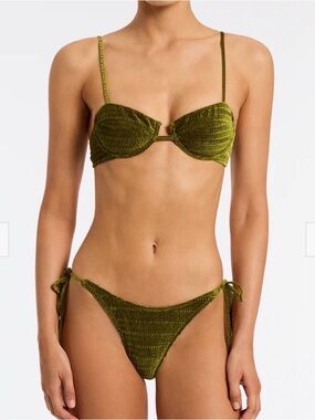 triangl swim Mala Varo olive bikini